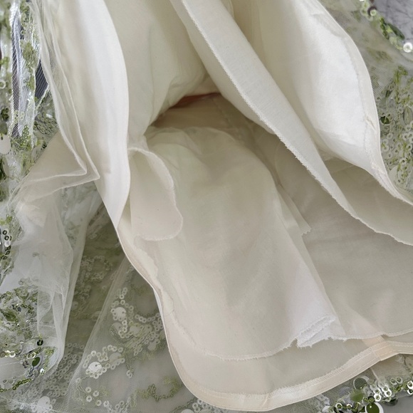 Wicked / Tiana / Elphaba-Inspired Green Sequin Dress — Size 6 - Picture 4 of 11